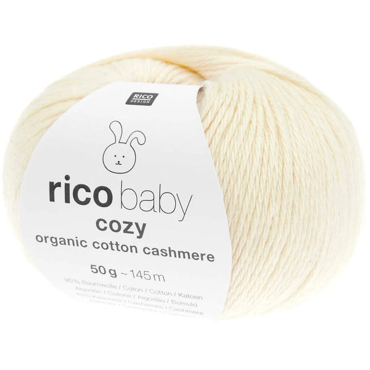 Rico Design 001 - Creme Rico Design Baby Cozy Organic Cotton Cashmere Lieblingsgarn