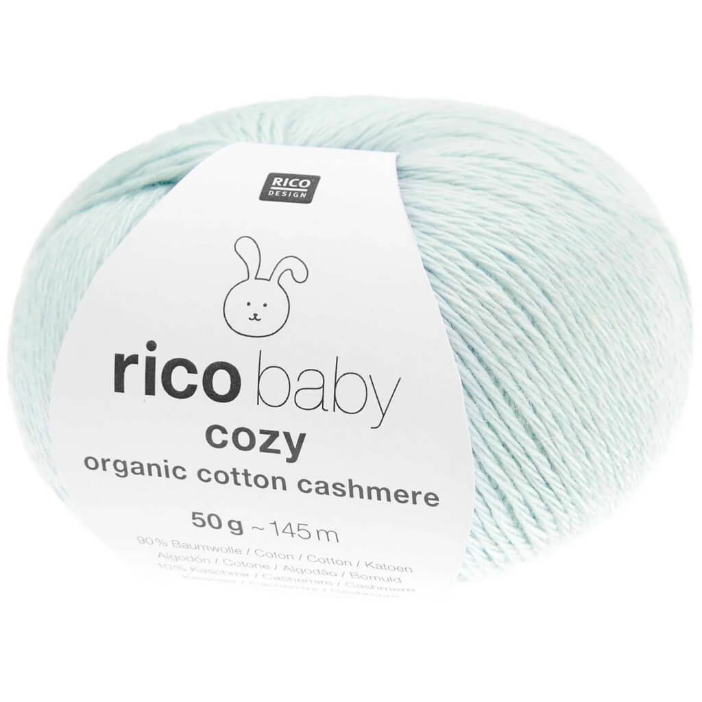 Rico Design 007 - Hellblau Rico Design Baby Cozy Organic Cotton Cashmere Lieblingsgarn
