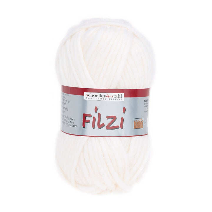 Schoeller + Stahl 01 - Weiss Schoeller+Stahl Filzi Uni 50g - Strickfilzwolle Lieblingsgarn