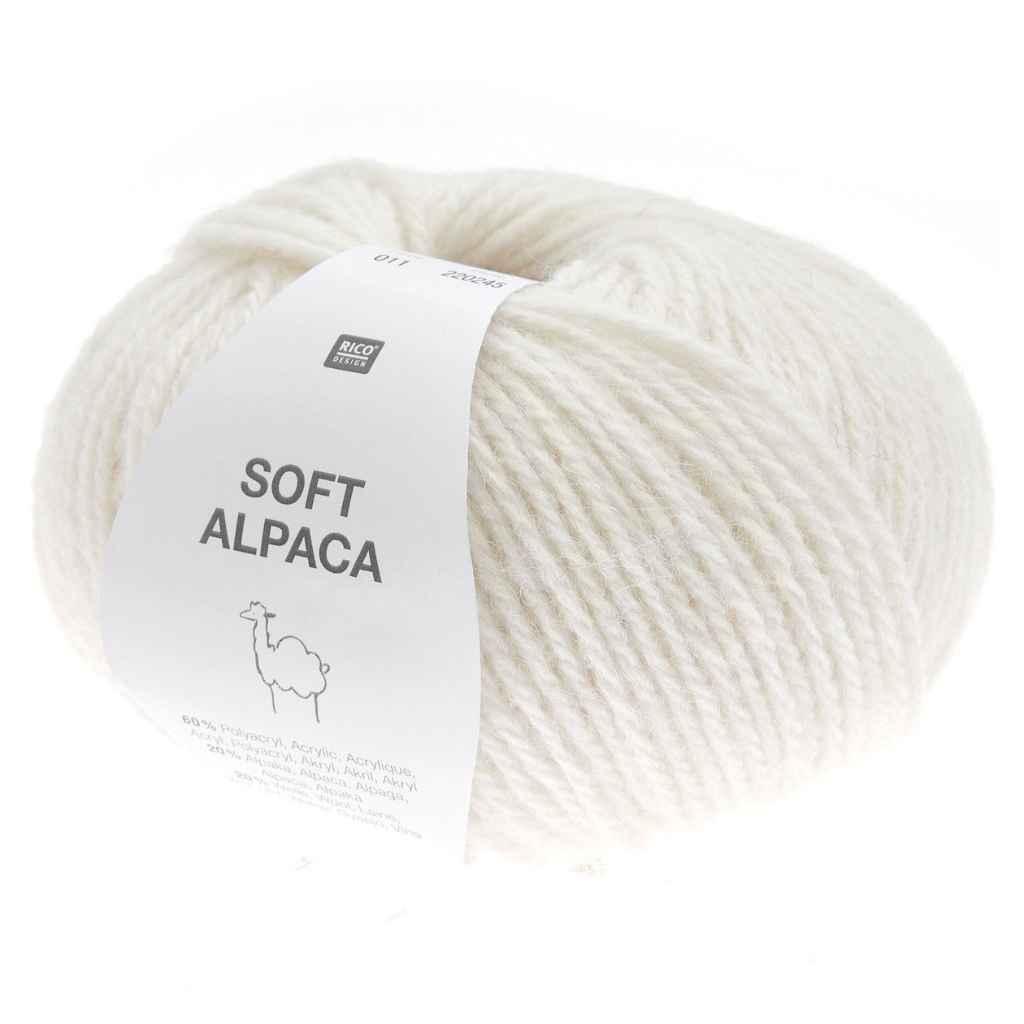 Rico Design 011 - Creme Rico Design Soft Alpaca 50g Lieblingsgarn