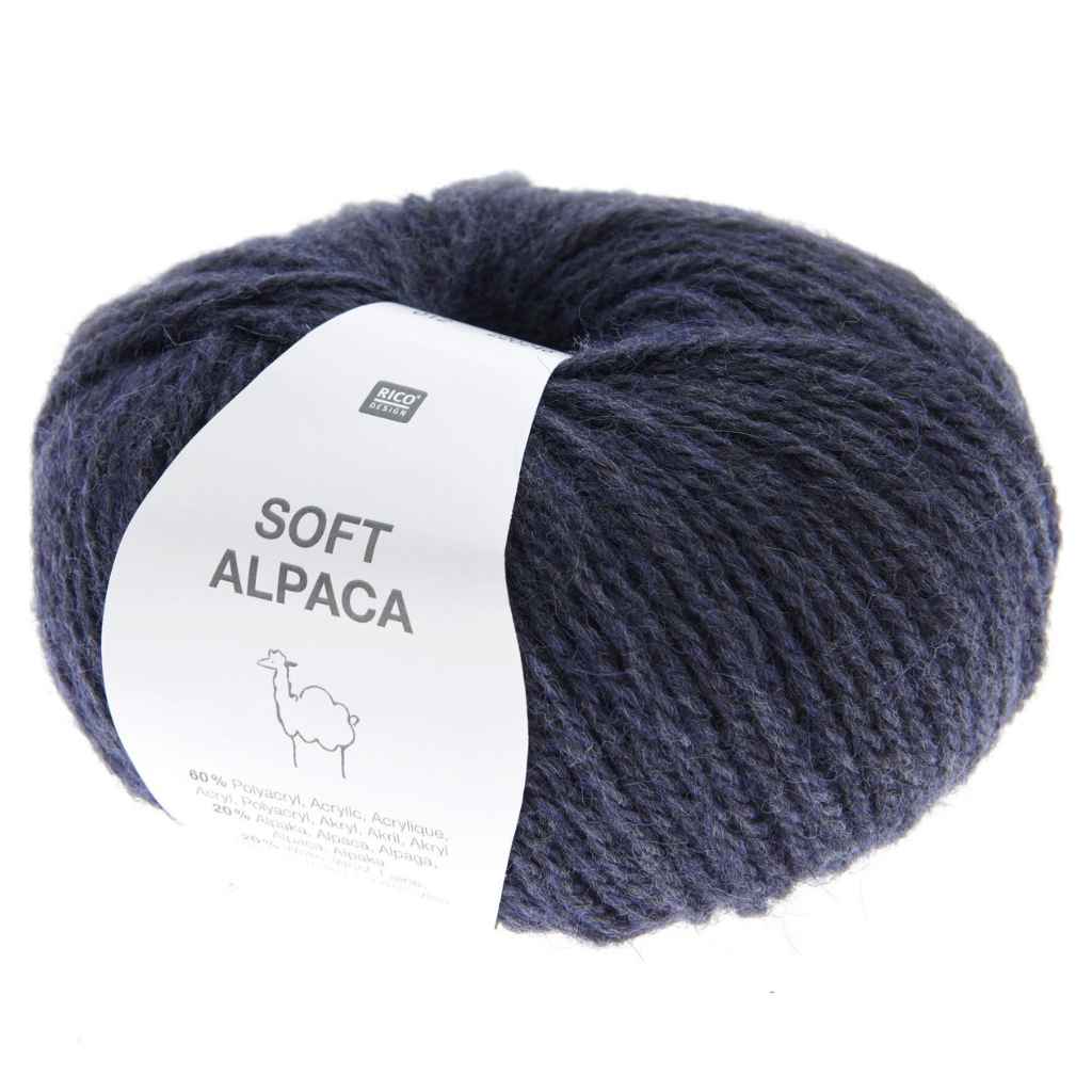Rico Design 012 - Marine Rico Design Soft Alpaca 50g Lieblingsgarn