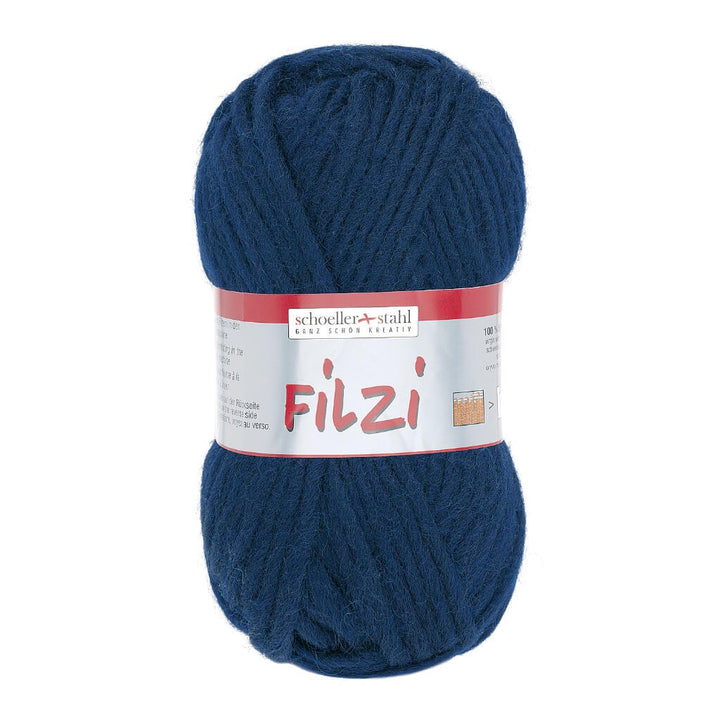 Schoeller + Stahl 04 - Marine Schoeller+Stahl Filzi Uni 50g - Strickfilzwolle Lieblingsgarn