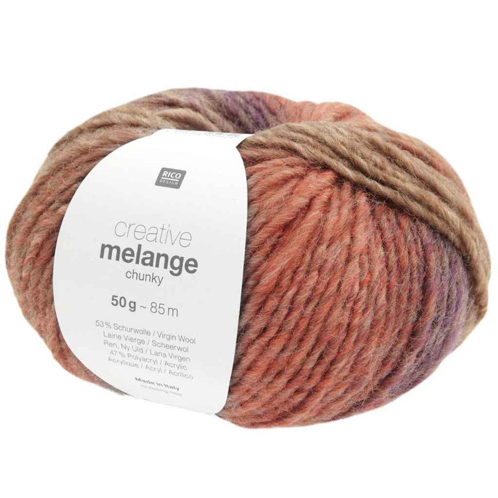 Rico Design 077 - Autumn Leaves Rico Design Creative Melange Chunky 50g Lieblingsgarn