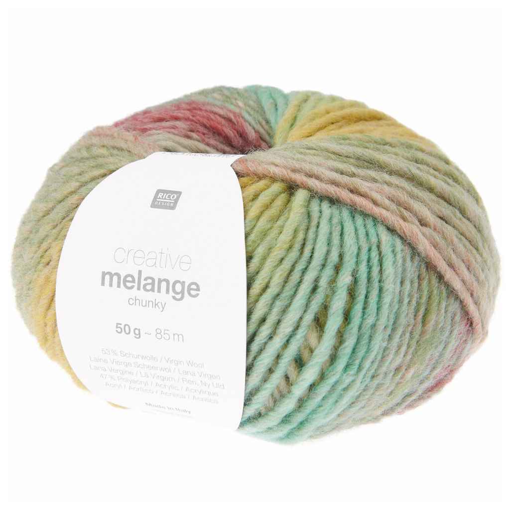 Rico Design 080 - Fresh Spring Rico Design Creative Melange Chunky 50g Lieblingsgarn