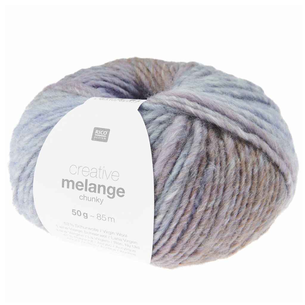 Rico Design 081 - Soft Violets Rico Design Creative Melange Chunky 50g Lieblingsgarn