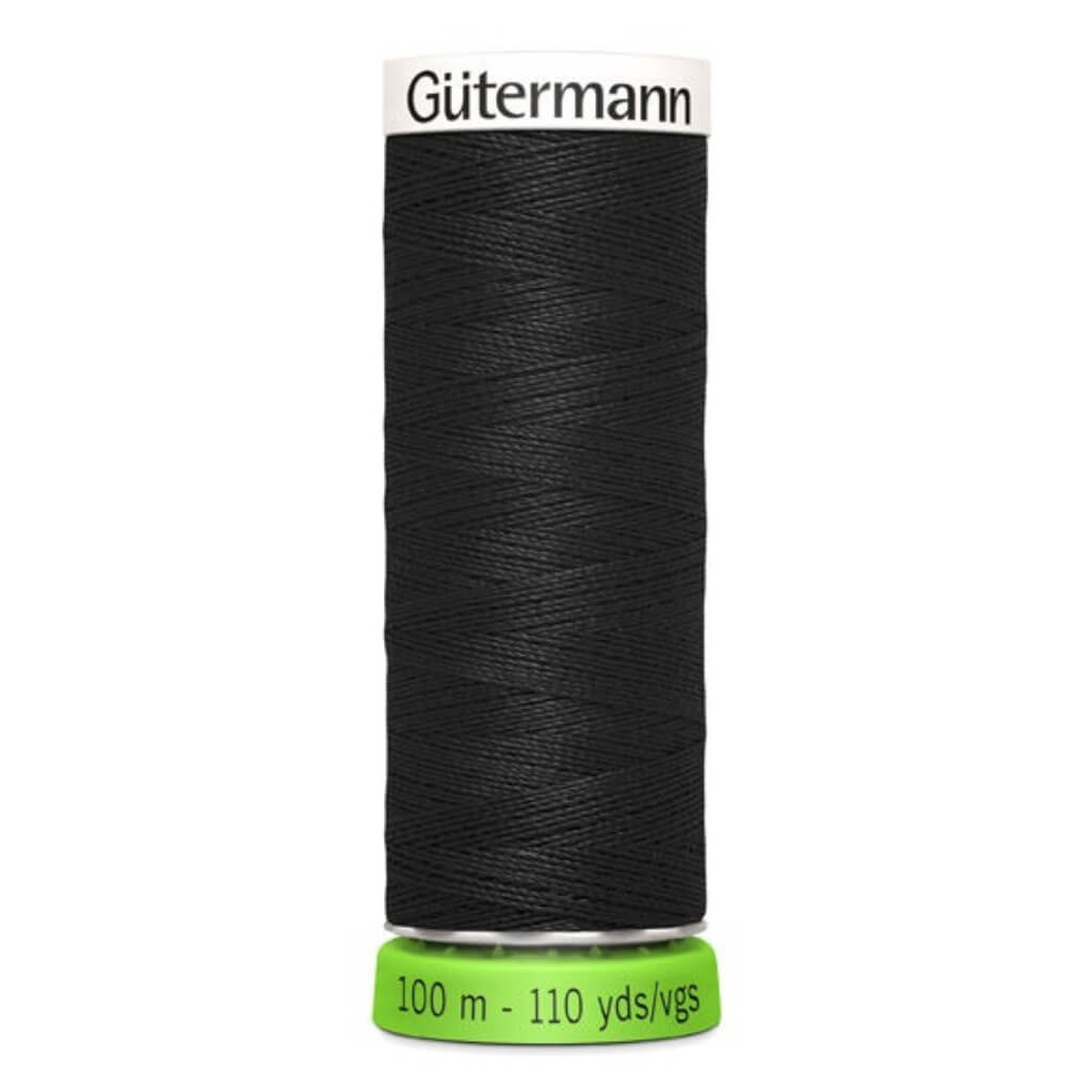 Gütermann 1000 - Schwarz Gütermann Nähfaden Allesnäher rPET 100 m Lieblingsgarn