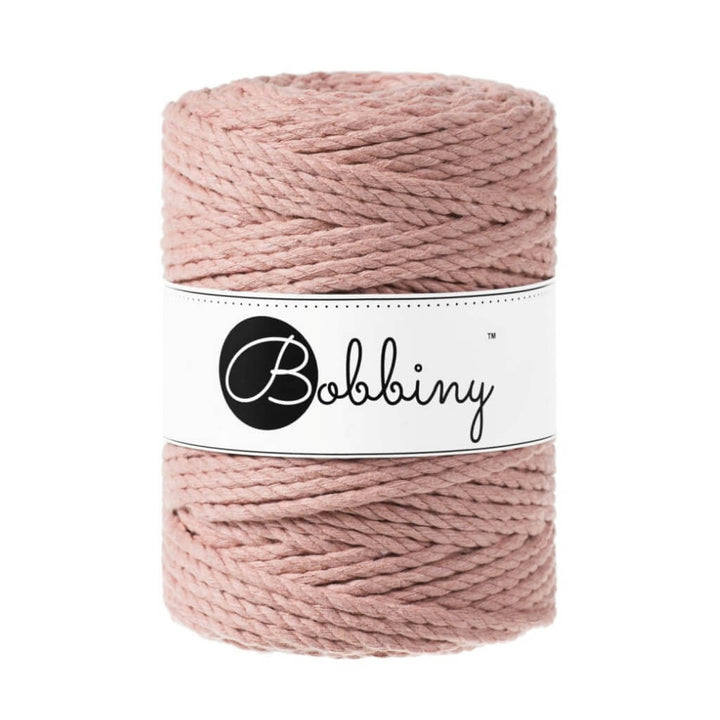 Bobbiny Makramee Blush Bobbiny Makramee Garn 5 mm x 100 m gedreht Lieblingsgarn