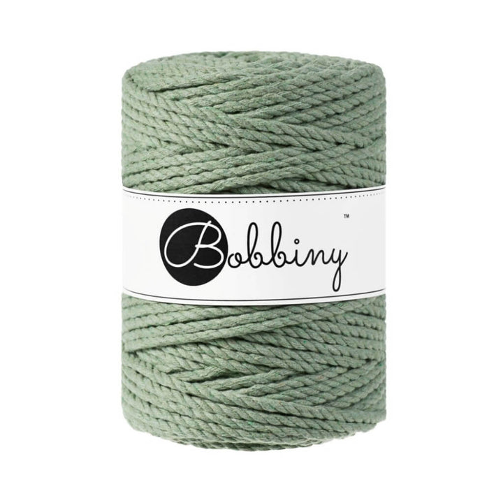 Bobbiny Makramee Eucalyptus Green Bobbiny Makramee Garn 5 mm x 100 m gedreht Lieblingsgarn