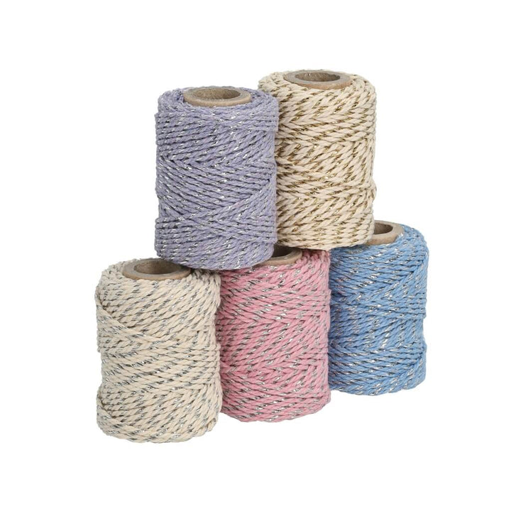 Lieblingsgarn Lieblingsgarn Filani - Metallic Set aus 5 x Makramee Garn 1mm Lieblingsgarn