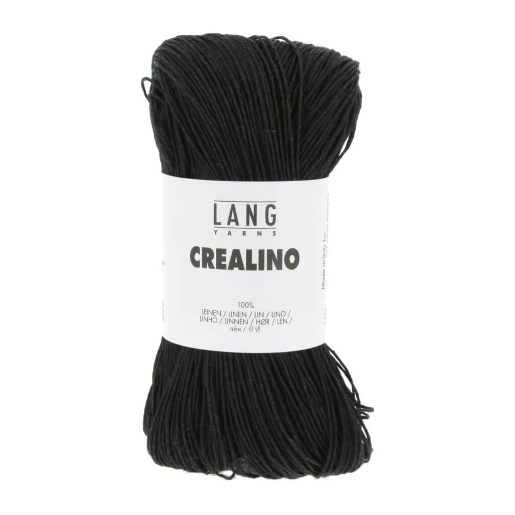 Lang Yarns 004 - Schwarz Lang Yarns Crealino Lieblingsgarn