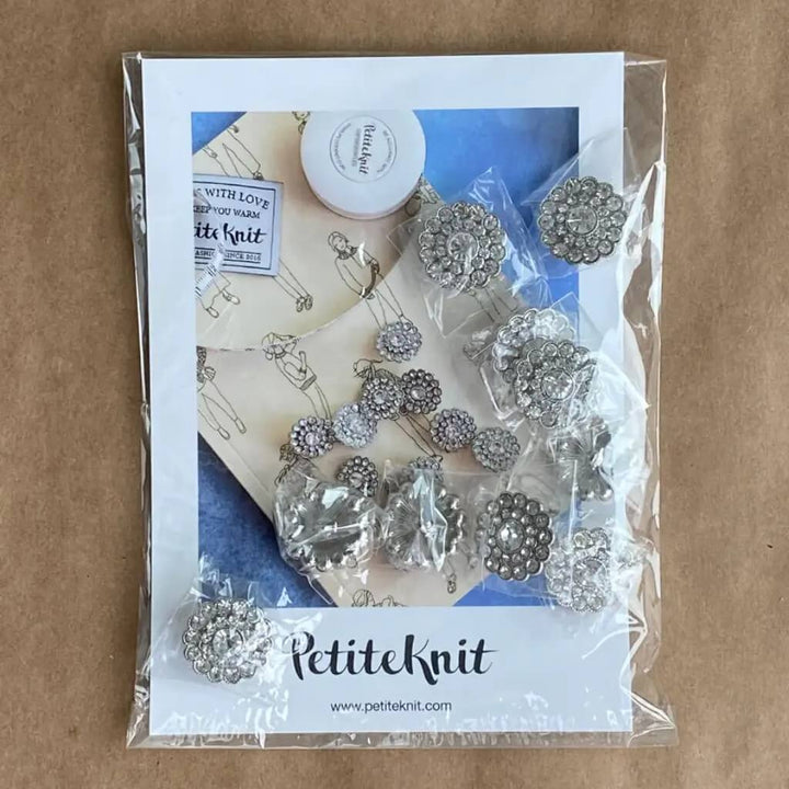 PetiteKnit PetiteKnit Bling Knöpfe, 10 Stk. Lieblingsgarn