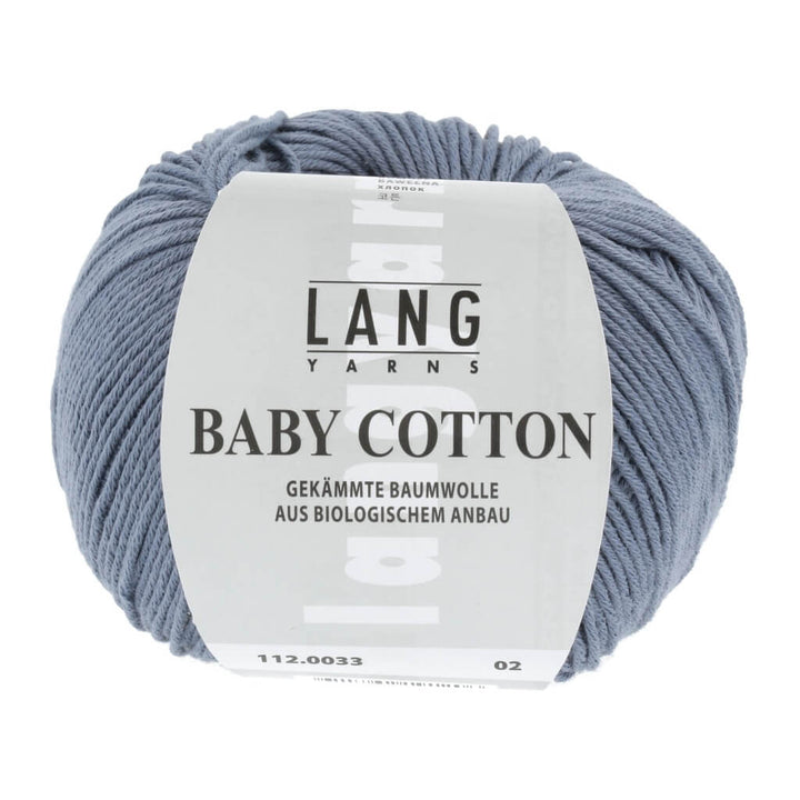 Lang Yarns 112.0033 - Jeans Hell Lang Yarns Baby Cotton 50g Lieblingsgarn