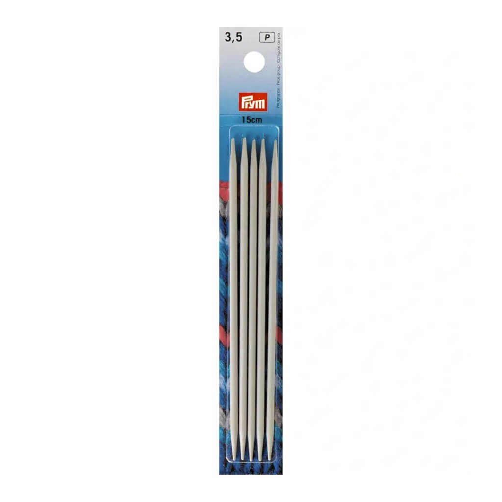 Prym 15 cm / 3,5 Prym Strumpfstricknadeln ALU 10 - 40 cm Lieblingsgarn