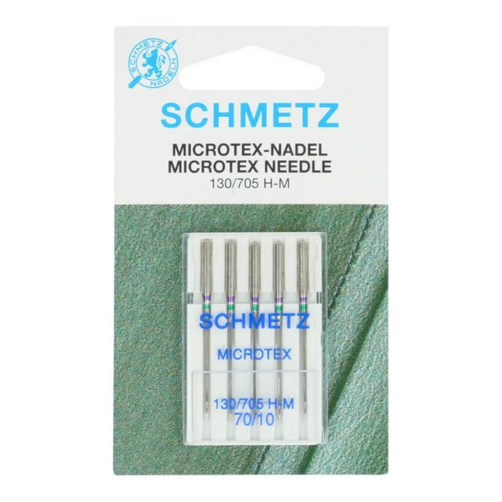 Schmetz 70-10 Schmetz 130/705 H-M Microtex Nähmaschinennadeln Lieblingsgarn