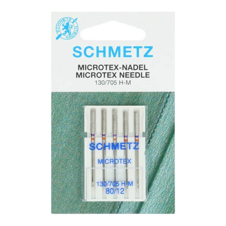 Schmetz 80-12 Schmetz 130/705 H-M Microtex Nähmaschinennadeln Lieblingsgarn