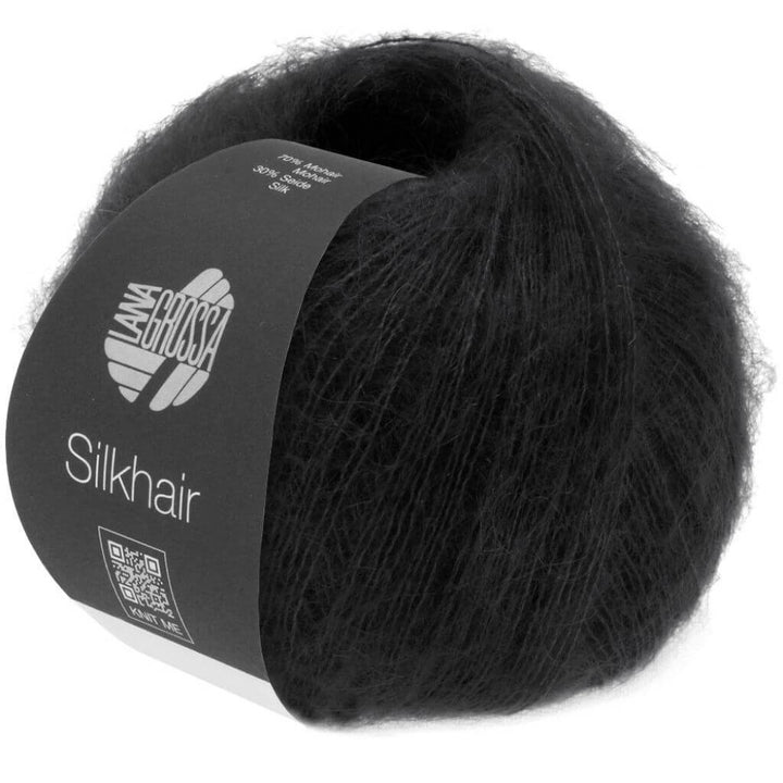 Lana Grossa 014 - Schwarz Lana Grossa Silkhair Lieblingsgarn