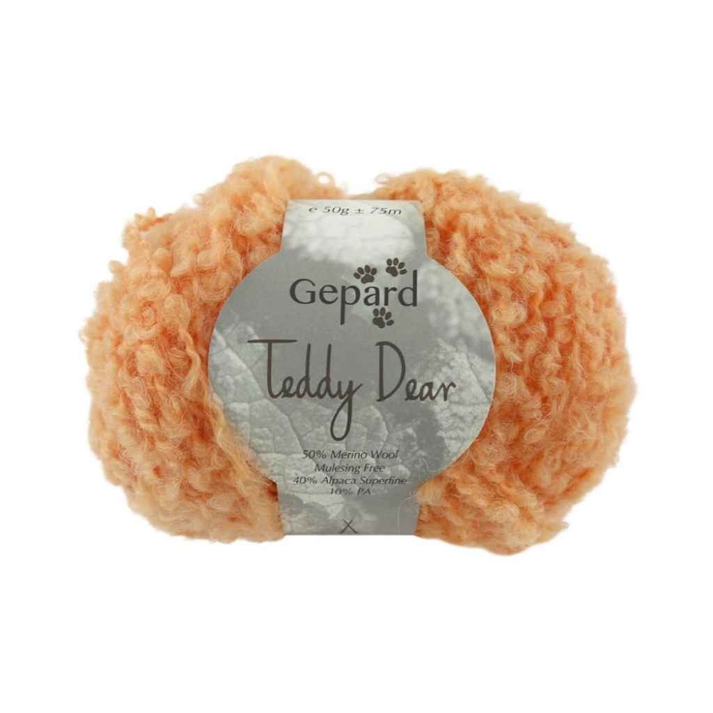 Gepard 214 – Orange Gepard Teddy Dear Lieblingsgarn
