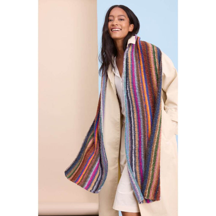 Streifenschal Candy Strickanleitung - Lana Grossa (Heft)