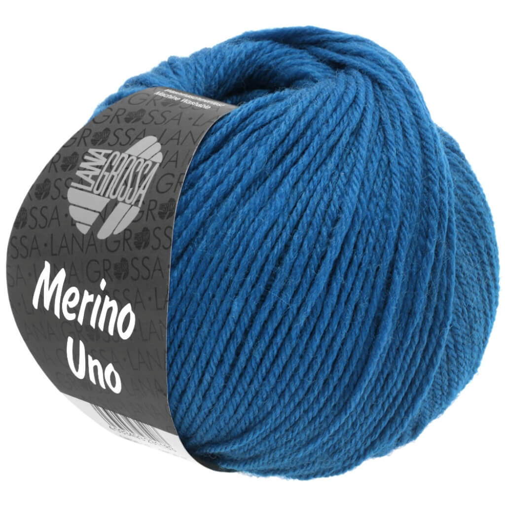 Lana Grossa 24 - Enzianblau Lana Grossa Merino Uno 50 g Lieblingsgarn