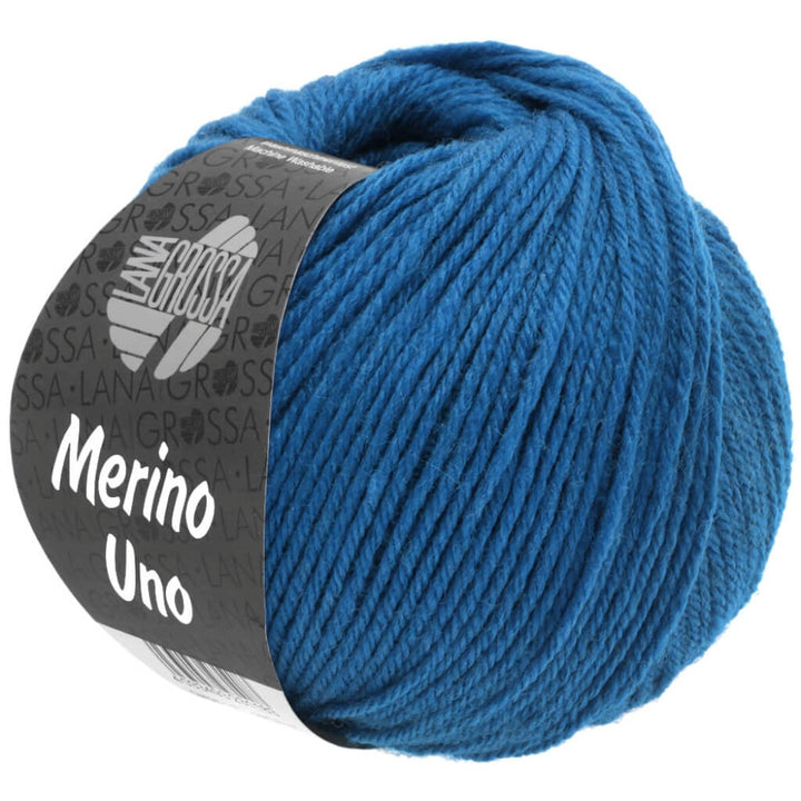 Lana Grossa 24 - Enzianblau Lana Grossa Merino Uno 50 g Lieblingsgarn