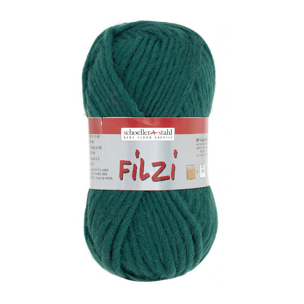 Schoeller + Stahl 25 - Tanne Schoeller+Stahl Filzi Uni 50g - Strickfilzwolle Lieblingsgarn