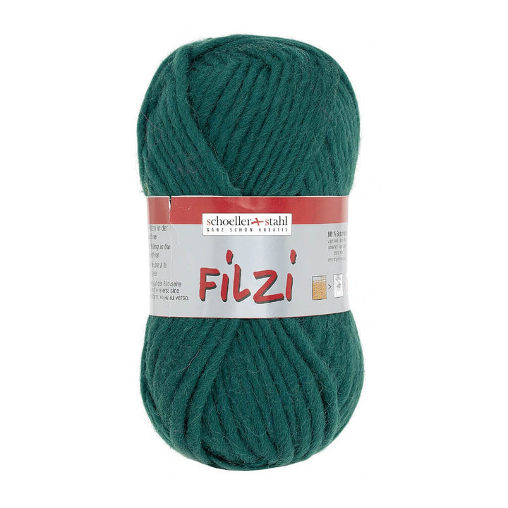 Schoeller + Stahl 25 - Tanne Schoeller+Stahl Filzi Uni 50g - Strickfilzwolle Lieblingsgarn