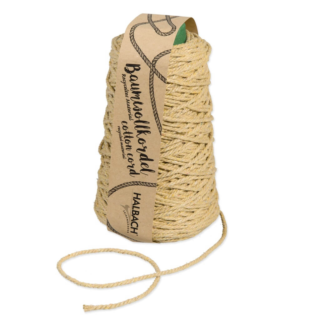 Halbach 79 - straw Halbach Makramee Garn 2 mm x 150 m gedreht Lieblingsgarn