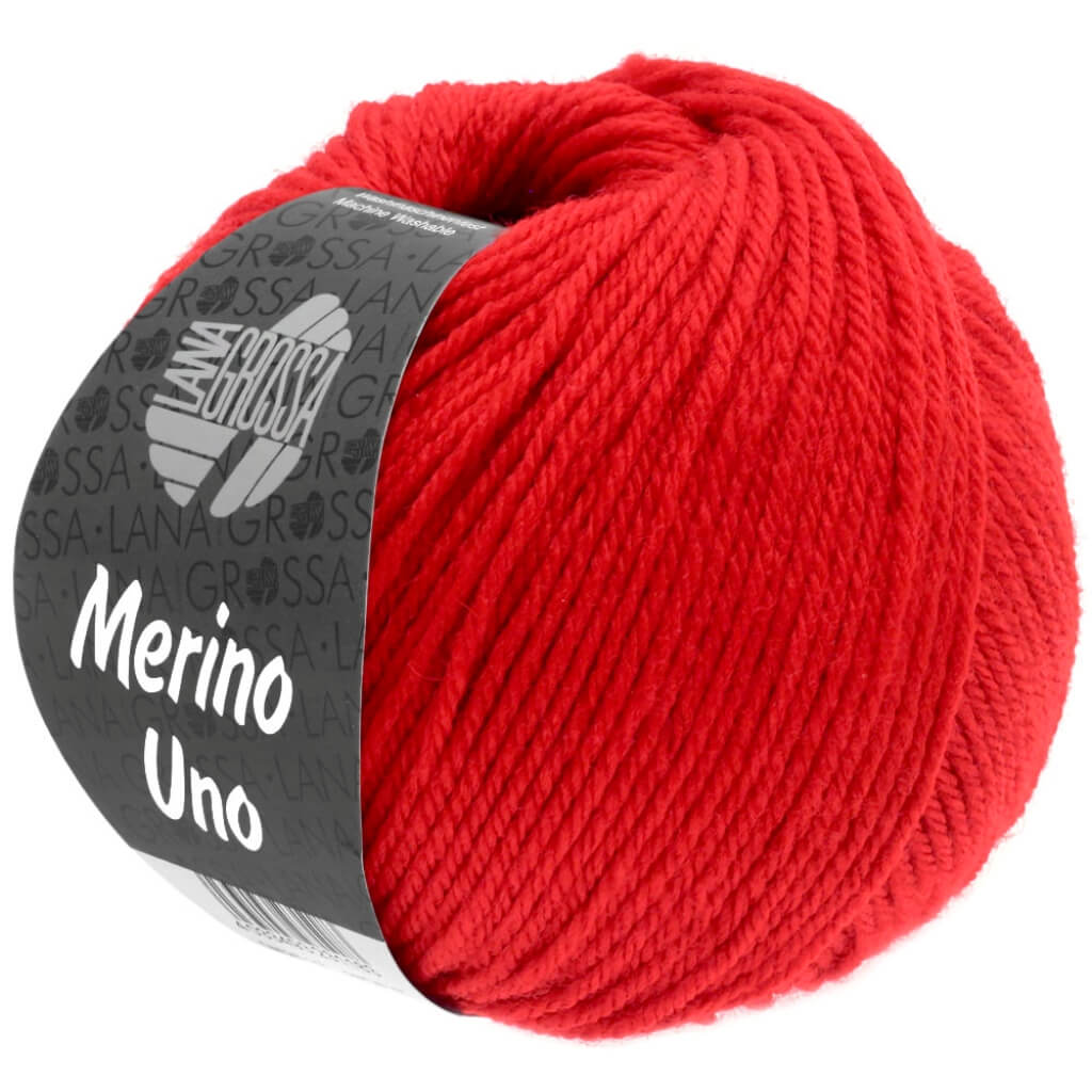Lana Grossa 26 - Rot Lana Grossa Merino Uno 50 g Lieblingsgarn