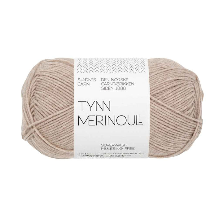 Sandnes Garn Sandnes Tynn Merinoull - 50g, Farbe 2650 beige melange – Merino bei Lieblingsgarn