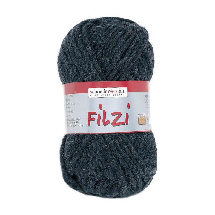 Schoeller + Stahl 29 - Anthr. Mel. Schoeller+Stahl Filzi Uni 50g - Strickfilzwolle Lieblingsgarn