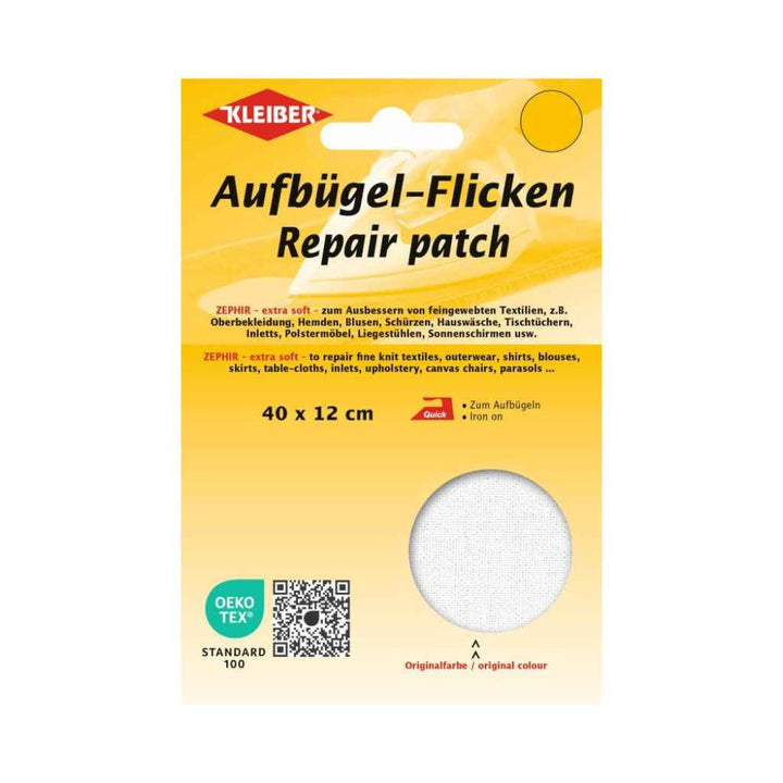 Kleiber 06 - Weiß Kleiber Aufbügel-Flicken Großpack Lieblingsgarn