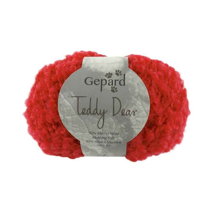 Gepard 330 – Bright Red Gepard Teddy Dear Lieblingsgarn