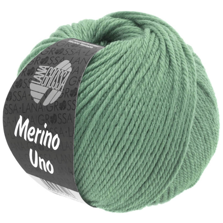 Lana Grossa 34 - Resedagrün Lana Grossa Merino Uno 50 g Lieblingsgarn