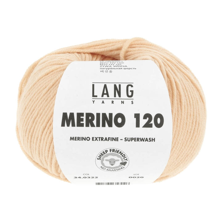 Lang Yarns 322 - Sand Lang Yarns Merino 120 Lieblingsgarn