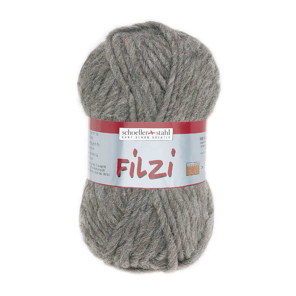 Schoeller + Stahl 35 - Braunmeliert Schoeller+Stahl Filzi Uni 50g - Strickfilzwolle Lieblingsgarn