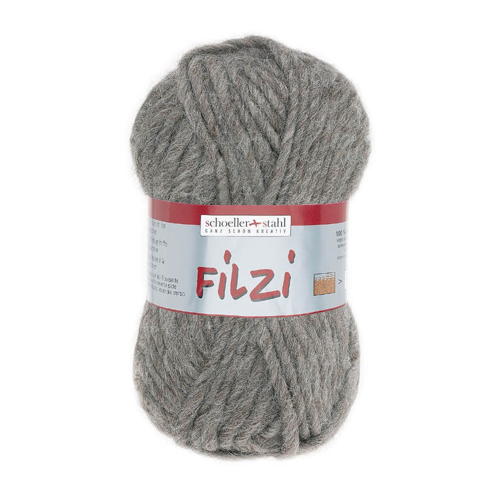 Schoeller + Stahl 35 - Braunmeliert Schoeller+Stahl Filzi Uni 50g - Strickfilzwolle Lieblingsgarn
