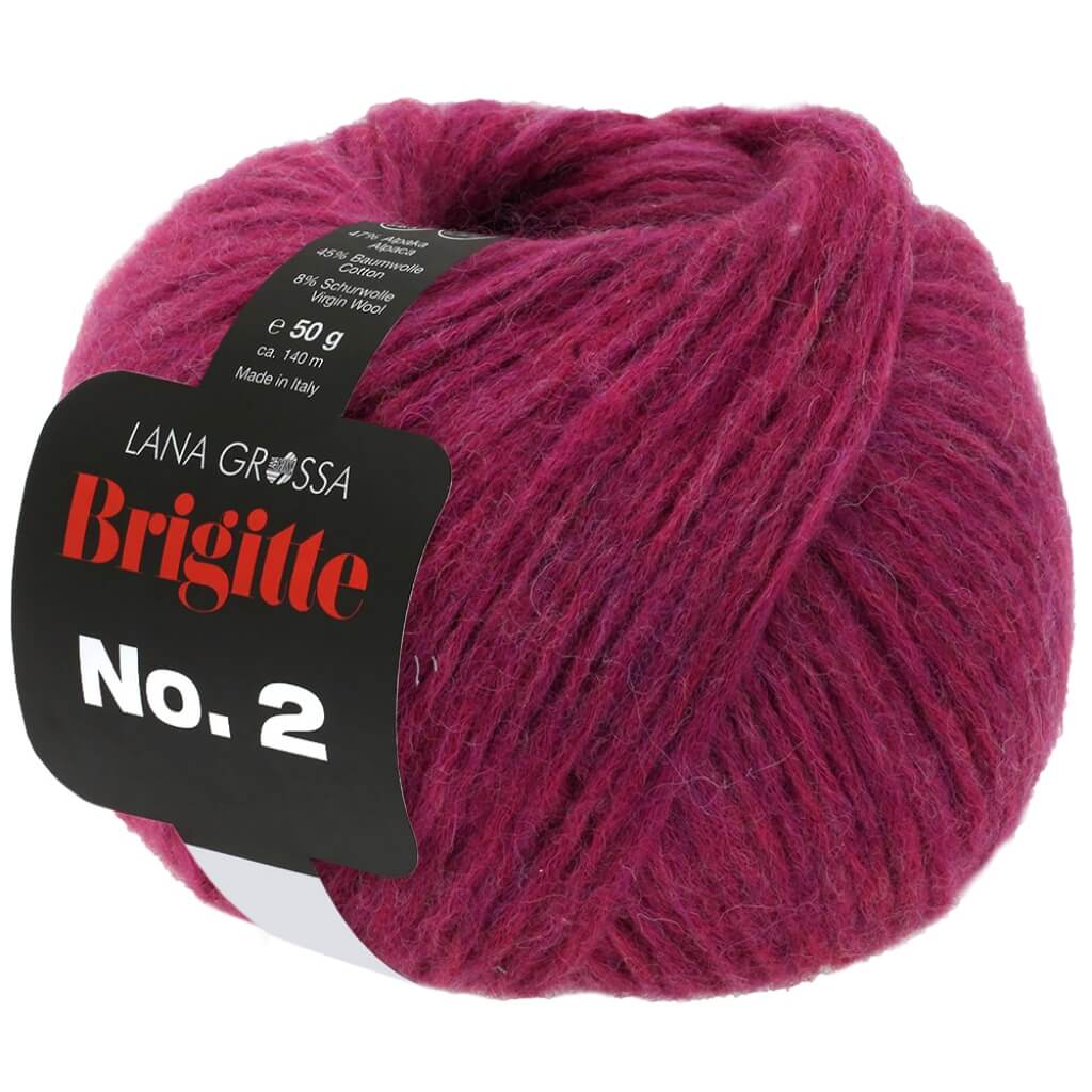 Lana Grossa 38 - Fuchsia Lana Grossa Brigitte No. 2 50 g Lieblingsgarn