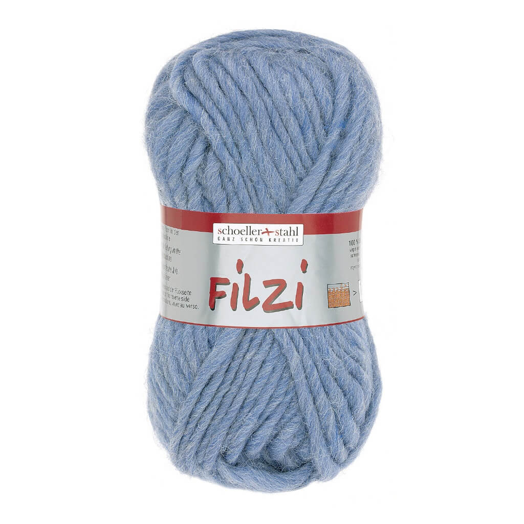 Schoeller + Stahl 38 - Jeans Mel. Schoeller+Stahl Filzi Uni 50g - Strickfilzwolle Lieblingsgarn