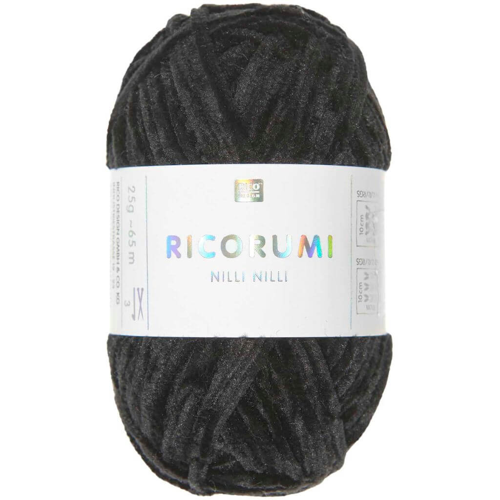 Rico Design 027 - Schwarz Rico Design Ricorumi Nilli Nilli Lieblingsgarn