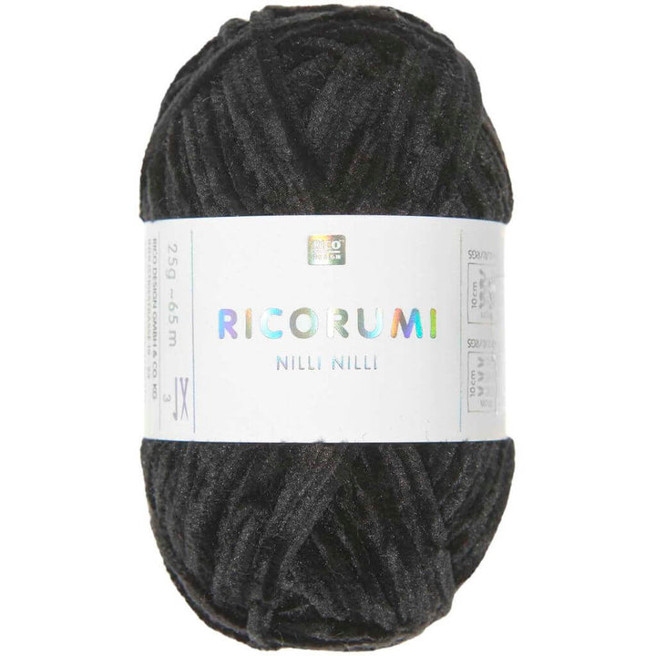 Rico Design 027 - Schwarz Rico Design Ricorumi Nilli Nilli Lieblingsgarn