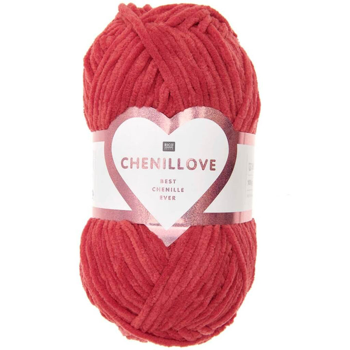 Rico Design 6 - rot Rico Design Creative Chenillove Lieblingsgarn