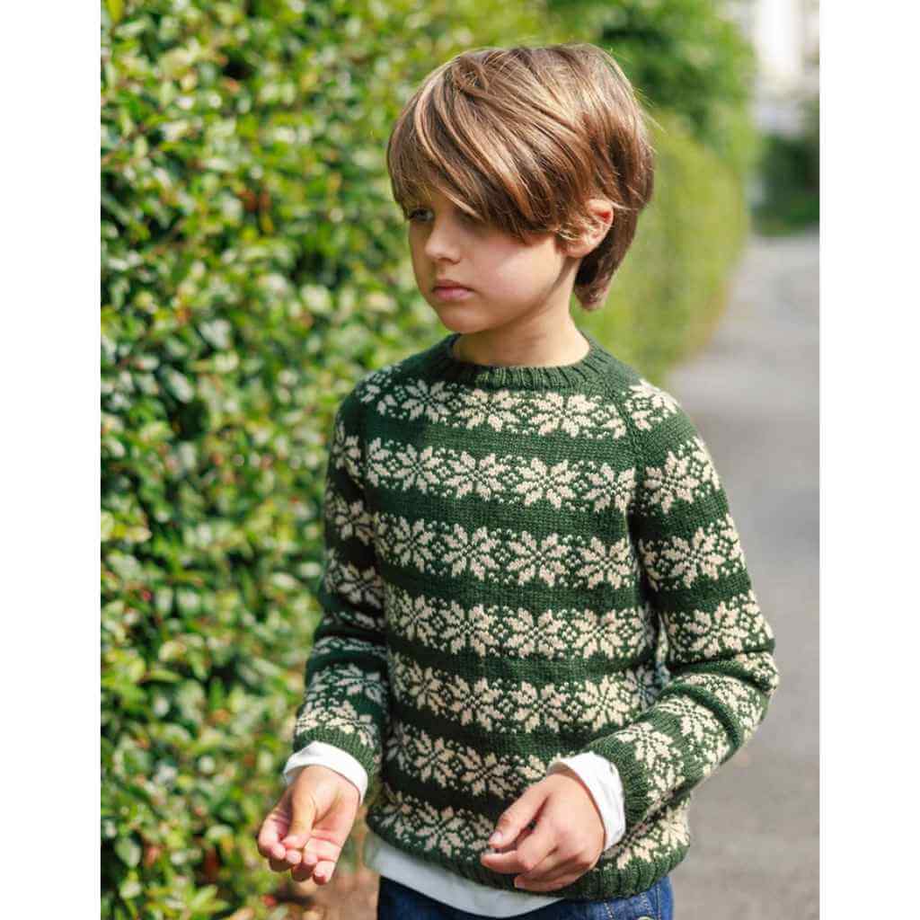 Pullover Alvar Junior Strickanleitung - Sandnes Garn (Heft)
