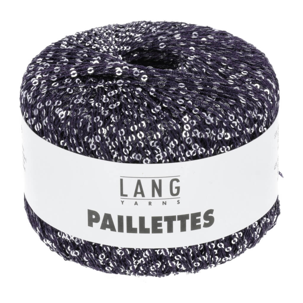 Lang Yarns 035 - Marine/Silber Lang Yarns Paillettes Lieblingsgarn