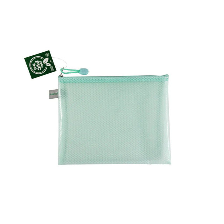 FolderSys 52 - pastell-grün transparent FolderSys Reißverschluss-Beutel "Candy-Bag" A5 Lieblingsgarn