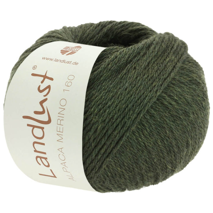 Lana Grossa 423 - Moosgrün Lana Grossa Landlust Alpaka Merino 160 50 g Lieblingsgarn