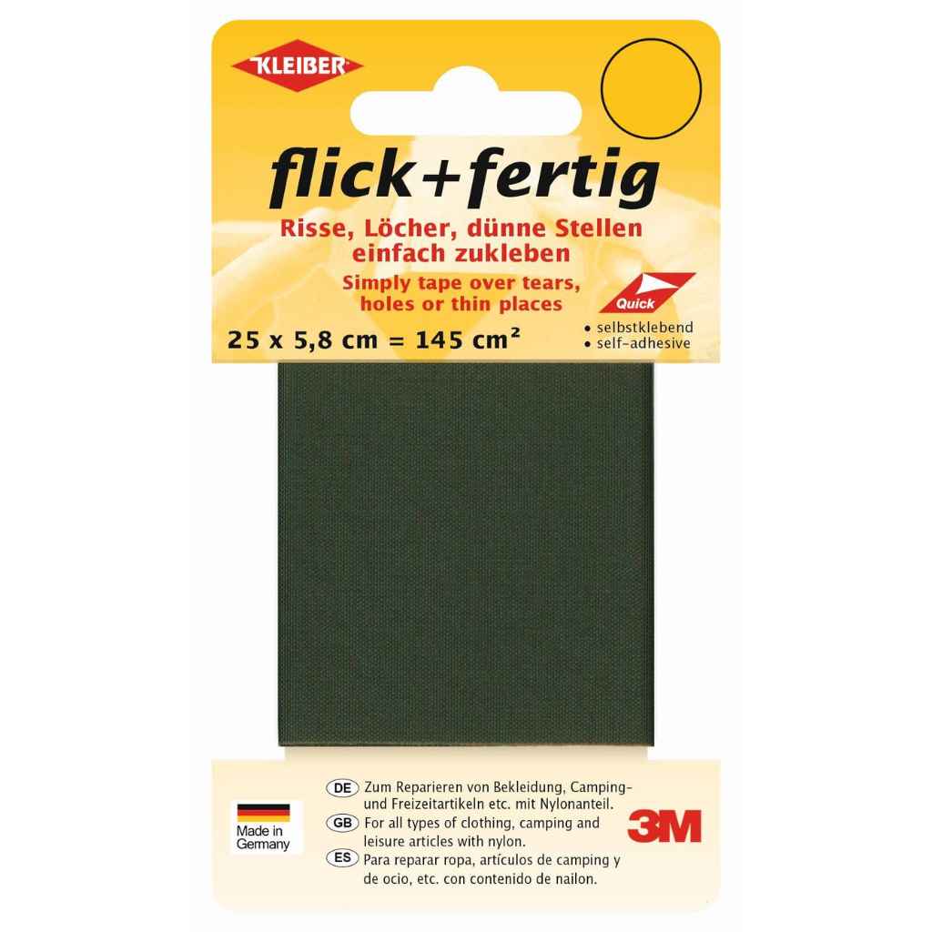 Kleiber Oliv Kleiber flick + fertig selbstklebendes Reparaturband Lieblingsgarn