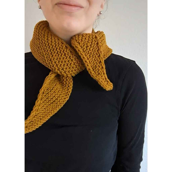 Tuch No Gauge Scarf Strickanleitung - eviknitwear (PDF)
