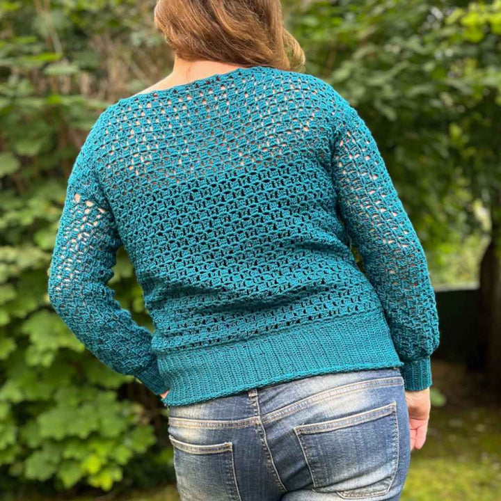 Pullover Glowstone Häkelanleitung - alhats designs (PDF)