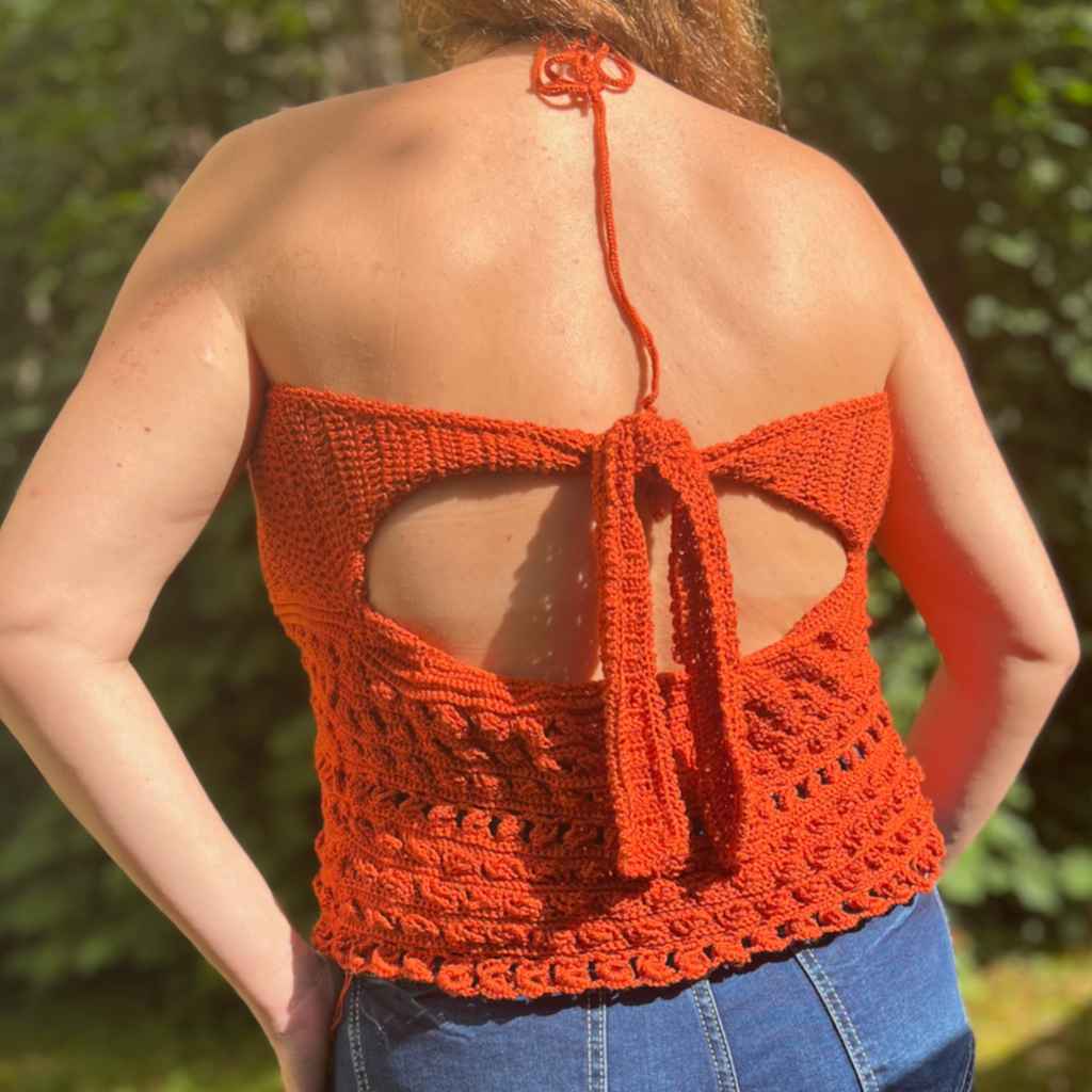 Top Neckholder Cami Häkelanleitung - alhats designs (PDF)