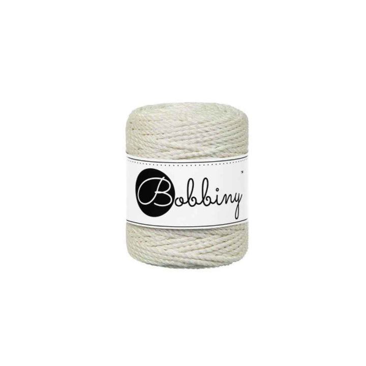 Bobbiny Metallic Moonstone Bobbiny Metallic Makramee Garn 3 mm x 50 m gedreht Lieblingsgarn